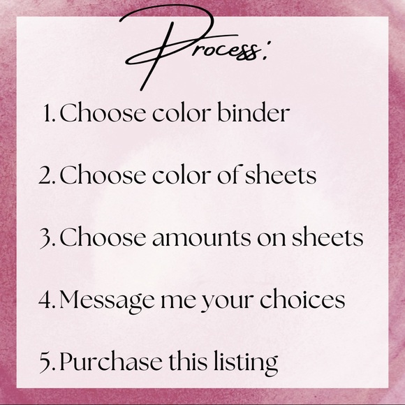 Cash Binder w/ Savings Challenge Sheets - Picture 2 of 11